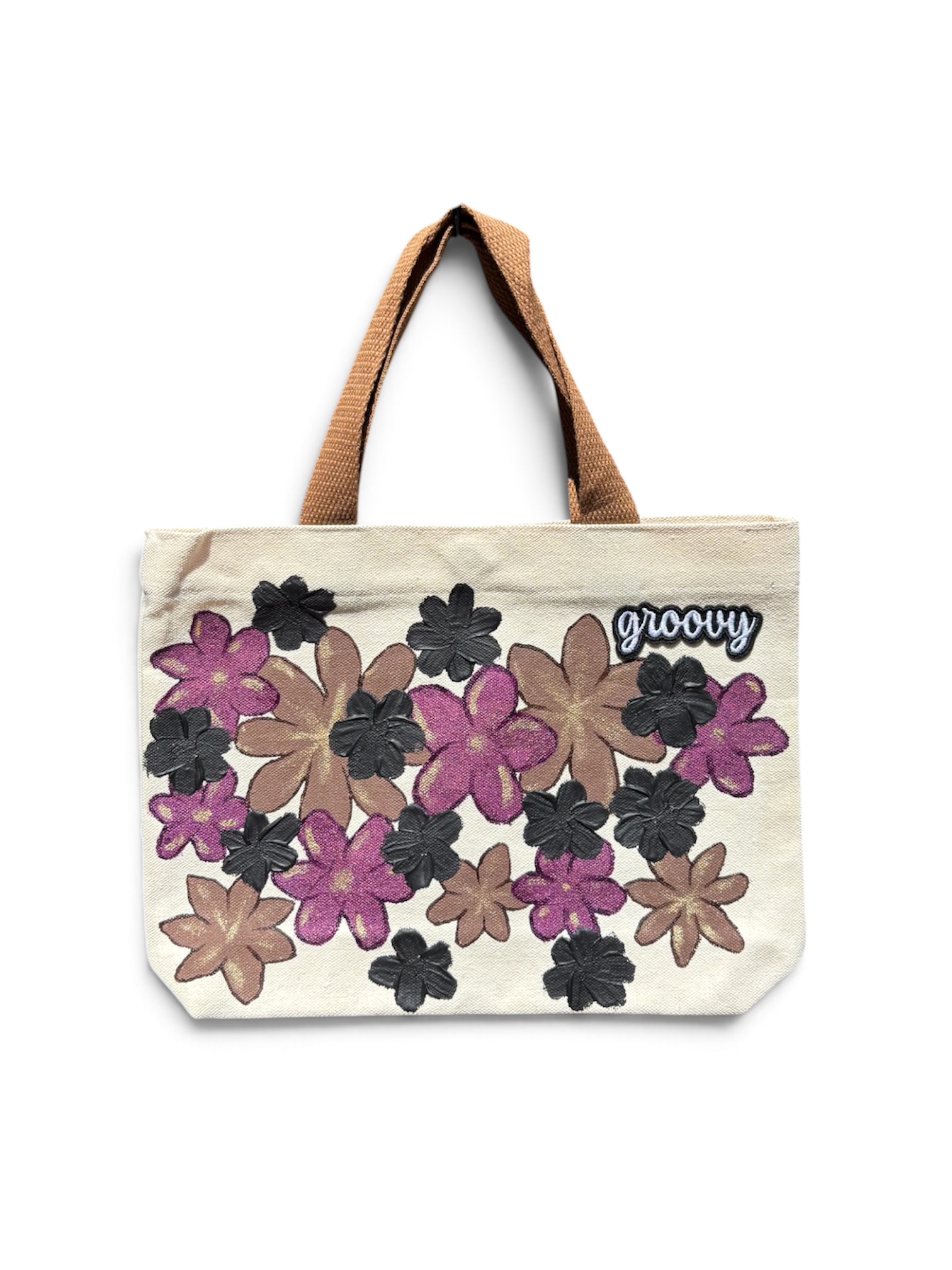 Purple&Black Small Tote